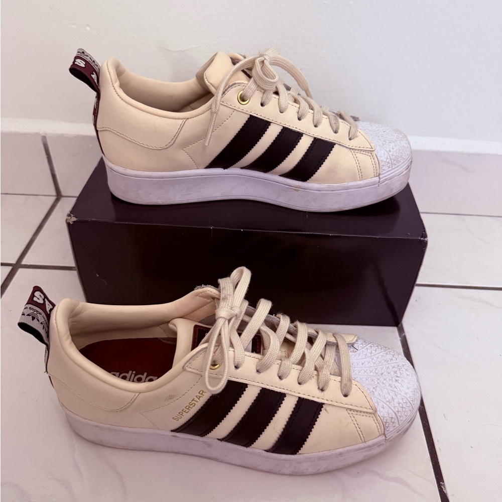 Adidas Cream Sneakers